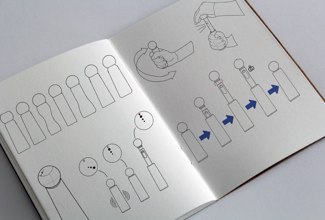Form & interaction sketches