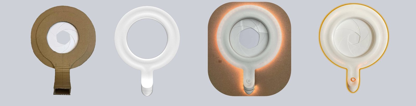 From cardboard to final 3D-printed prototype